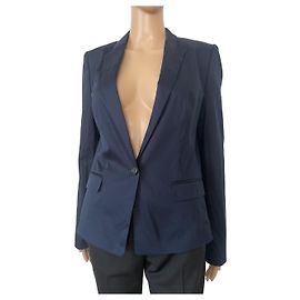 Chaqueta azul marino Hugo Boss Anelly de algodón