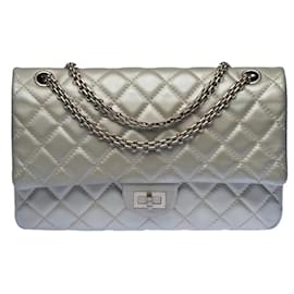Borsa Chanel 2.55 in Pelle Argento - 100179