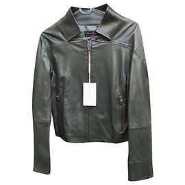 Chaqueta de cuero Salvatore Ferragamo nueva condición t 38