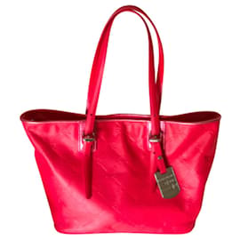 Longchamp Bucket Bag Coral Leather