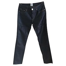 Vaqueros Red Valentino gris oscuro efecto lienzo revestido
