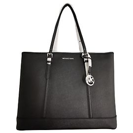 Michael Kors XL GM Shopper aus schwarzem Leder