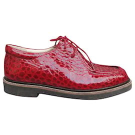 Autre Marque Décolleté derby Caprice in vernice rossa 39
