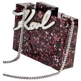 Karl Lagerfeld Pochette Minaudière Karl Metallica