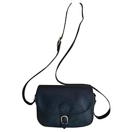 Longchamp Borsa a Spalla in Pelle Blu Navy