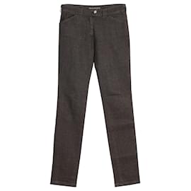 Vaqueros ajustados Balenciaga de algodón negro