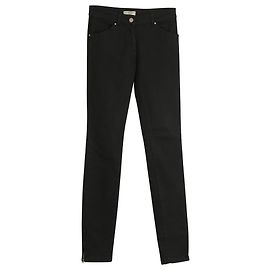 Jeans Skinny Balenciaga in Cotone Denim Nero