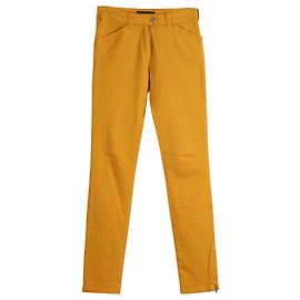 Pantalones Balenciaga Slim-Fit en denim de algodón amarillo naranja