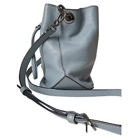Marc by Marc Jacobs Too Hot To Handle Borsa a Secchiello Pelle Azzurro