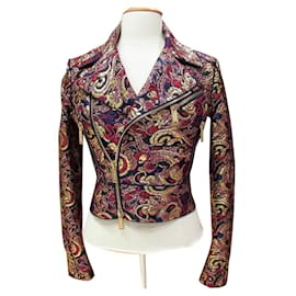 Dsquared2 Jacke aus goldenem Brokat