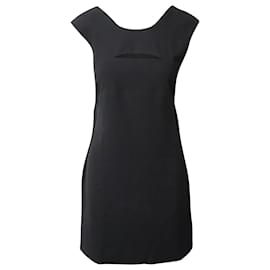 Mini abito IRO Calley Cutout in acetato nero - Iro