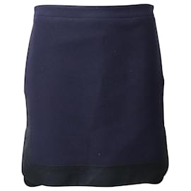 norte21 Falda Lápiz Poliéster Azul Marino - Autre Marque