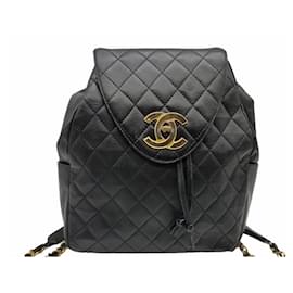 Chanel Dumas Rucksack aus Lammleder Schwarz