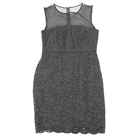 Vestido Nisha de encaje Diane Von Furstenberg en rayón negro