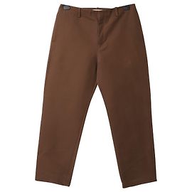 Autre Marque Pantalone Pangaia Regular Fit in Lyocell di Cotone Bio Marrone