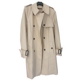 Trench Comptoir Des Cotonniers Beige in Cotone