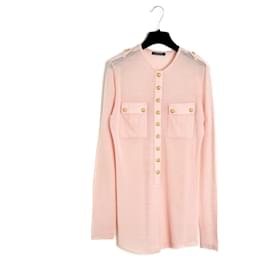Balmain TOP ROSA MILITARE IN40