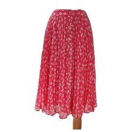 Falda plisada floral rosa Tommy Hilfiger