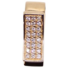 Autre Marque Colgante moderno de oro amarillo 750%o pavimentación de diamantes