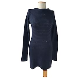 Vestido suéter Jada Zadig & Voltaire azul marino