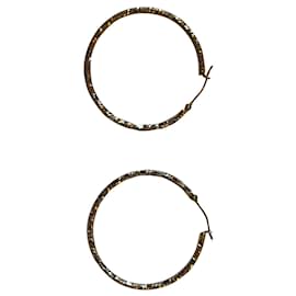 Pendientes de Aro Oro Bicolor 30mm - Autre Marque