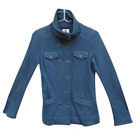 Chaqueta Levi's azul de jersey de felpa de algodón talla S