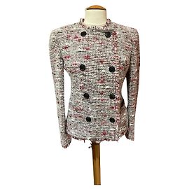 Isabel Marant Etoile JORSON Jacke rot grau Wolle