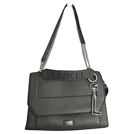 Borsa a mano Lancel Ninon in pelle kaki