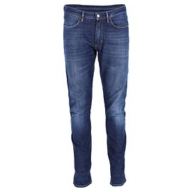 Jeans Acne Studios Max Slim Fit in denim di cotone blu scuro