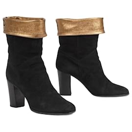 CHANEL Botines EU 38.5 de ante - Chanel