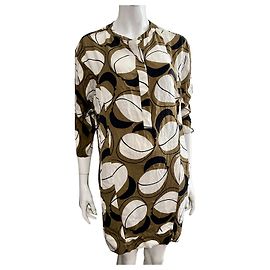 Diane Von Furstenberg DvF Breanna Seidenkleid mit charakteristischem Druck