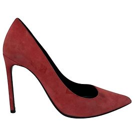 Décolleté Saint Laurent Corallo Scamosciato