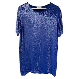 Parosh Kleid blau aus Viskose