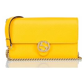 Gucci Shoulder Bag Black Dollar Calf Leather