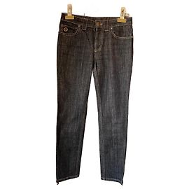 Vaqueros Slim Louis Vuitton Azul Marino Algodón