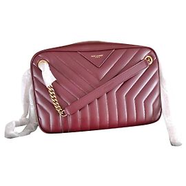 Bolsa Saint Laurent - Joan Camera em Cognac