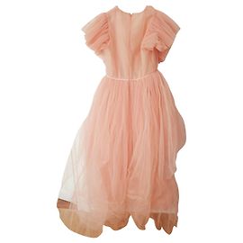 Vestido Giambattista Valli de tul coral talla 38