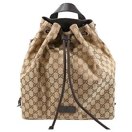 Gucci Beige Rucksack Mann Stoff Original GG Mod. 449175 KY9mn 9790