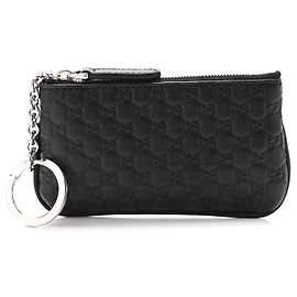Gucci Portachiavi Nero Uomo Pelle Microguccissima Mod. 544476 BMJ1N 1000