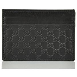 Gucci Portatessere Nero Uomo Pelle Microguccissima Mod. 262837 BMJ1N 1000