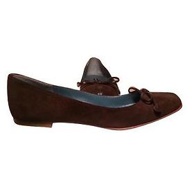 Marc by Marc Jacobs Ballerinas Dunkelbraun Wildleder 36