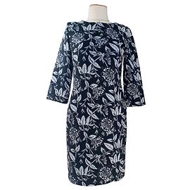 Vestido floral negro Hobbs