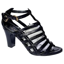 Prada sandali a gabbia neri