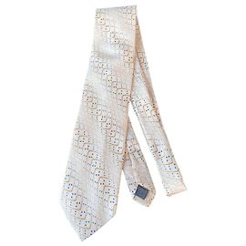 Cravatta Antonio Fusco in seta beige