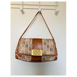 Borsa a mano Carolina Herrera in pelle marrone