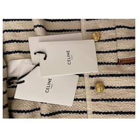 Céline Hemdjacke aus Baumwolle Beige