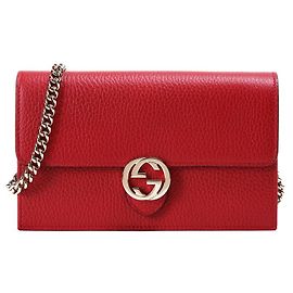 Gucci Borsetta a Tracolla Rossa Donna Pelle Dollar Calf Mod. 510314 CAO0G 6420