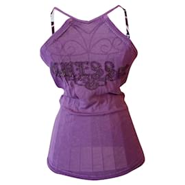 Guess Tanktop lila Viscose