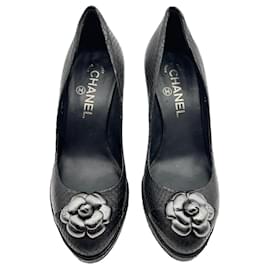CHANEL Absätze EU 37 Leder