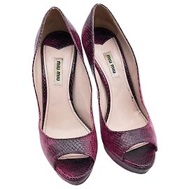 MIU MIU Absätze EU 38.5 Leder